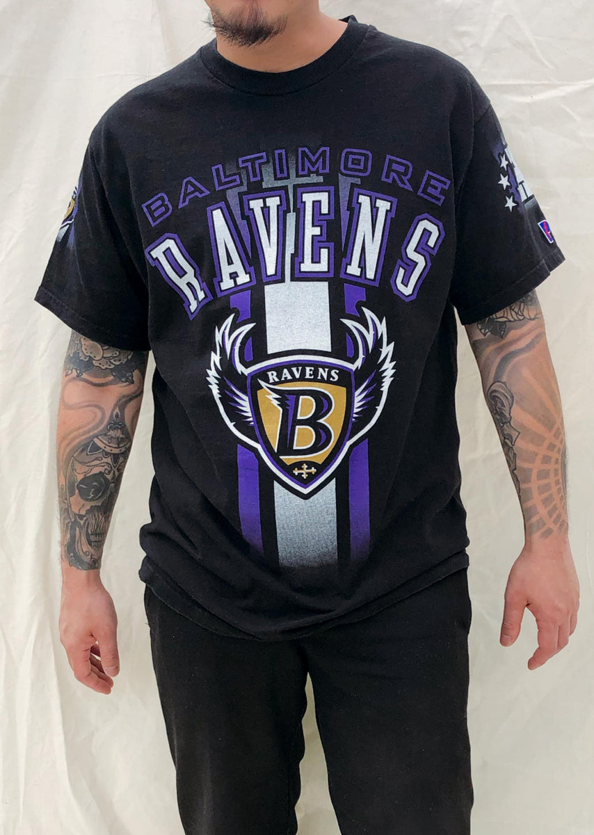 Baltimore Ravens Nfl Vintage Black Unisex T-Shirt – Teepital