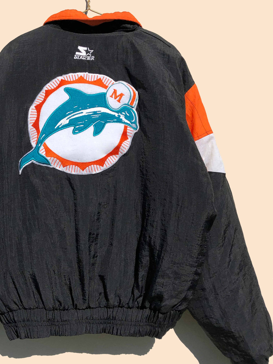 NFL Miami Dolphins Starter Jacket Black - (XL) – Chop Suey Official