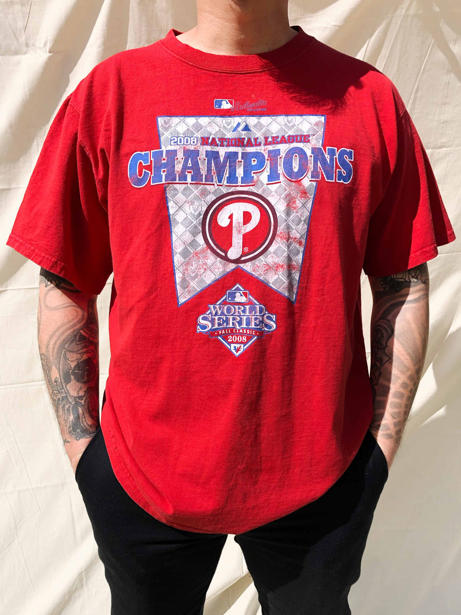 2008 World Series Philadelphia Phillies Hooded Sweatshirt M