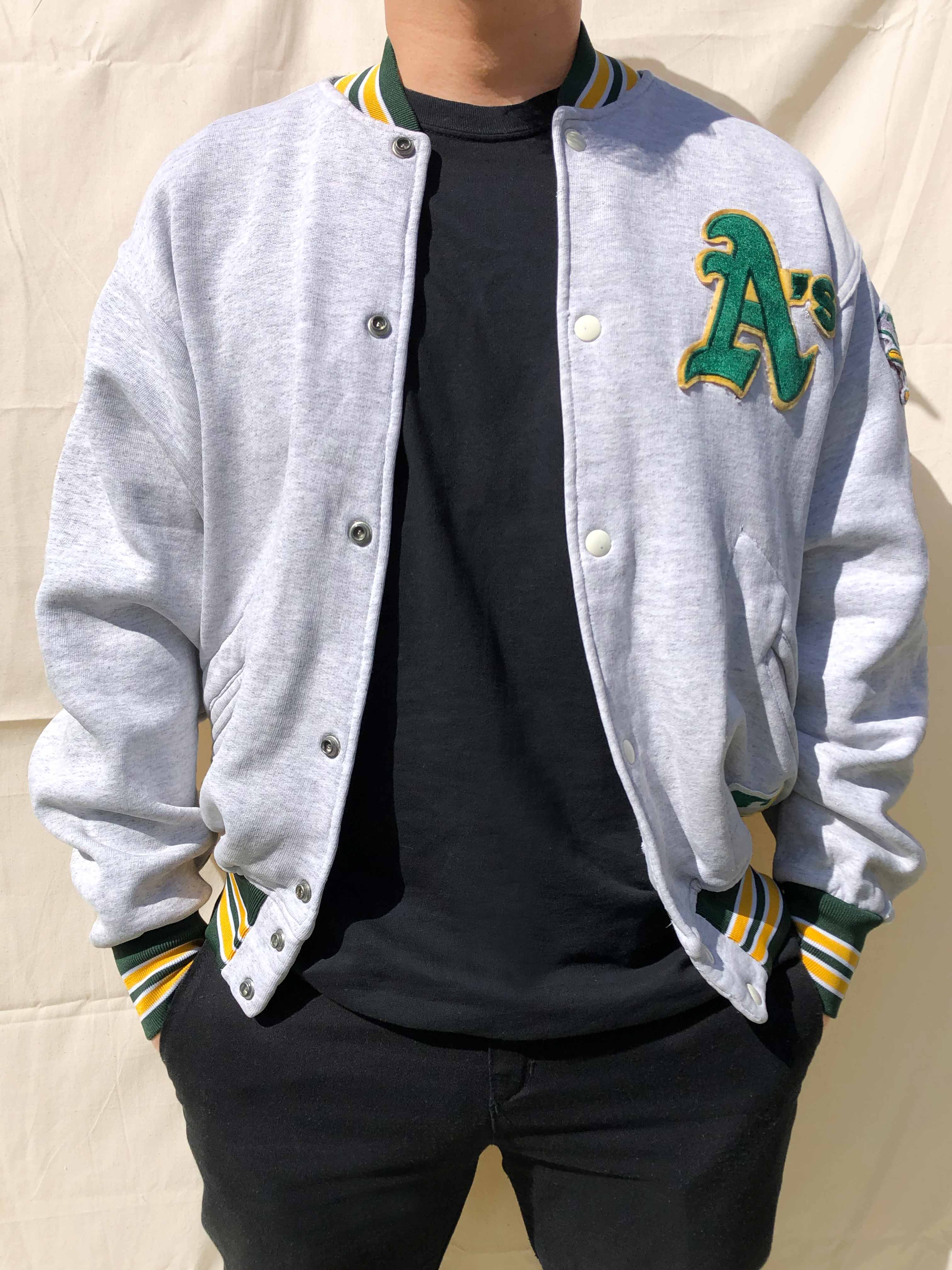 Jacket HTF Vintage Odom Oakland A's Satin Jacket online MLB Baseball DeLong Men’s XL