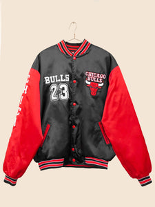 NBA Chicago Bulls Varsity Jacket  Vintage 90's NBA Chicago Bulls Jacket