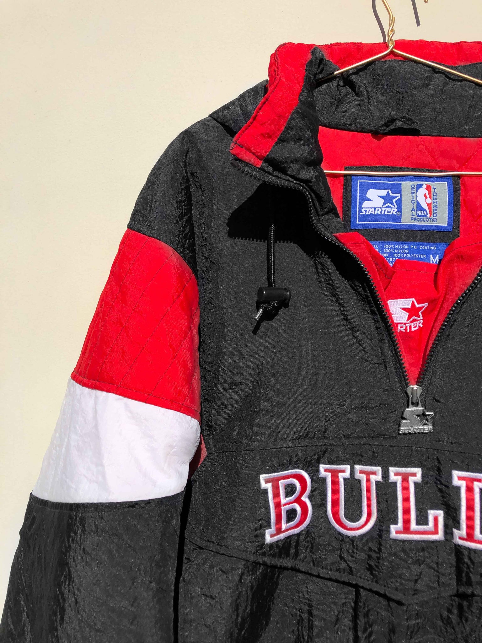 NBA 90's Starter Chicago Bulls Anorak Jacket Black (M) – Chop Suey ...