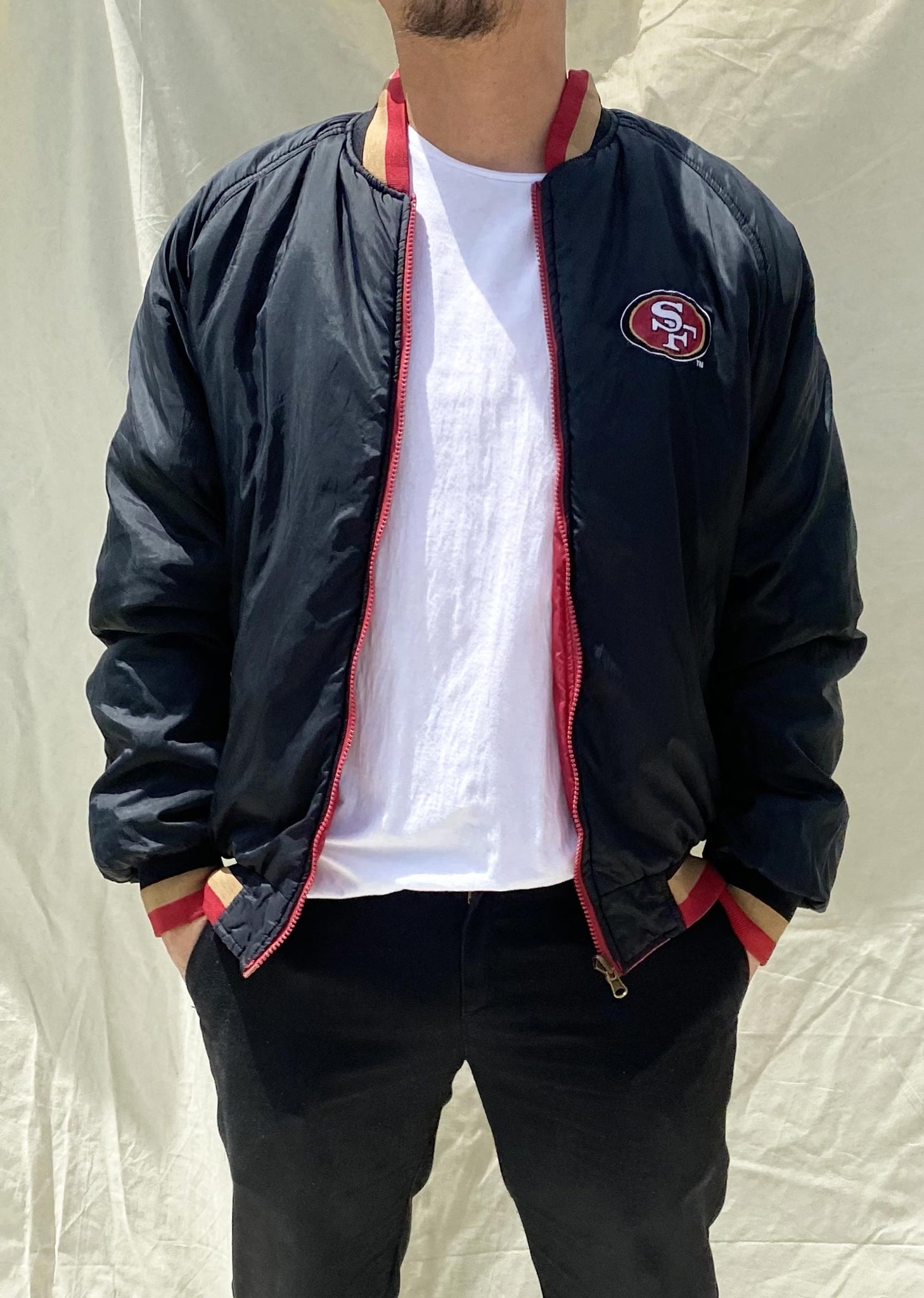 NFL St. Louis Rams Bomber Jacket Big Size, Men's Fashion, Coats