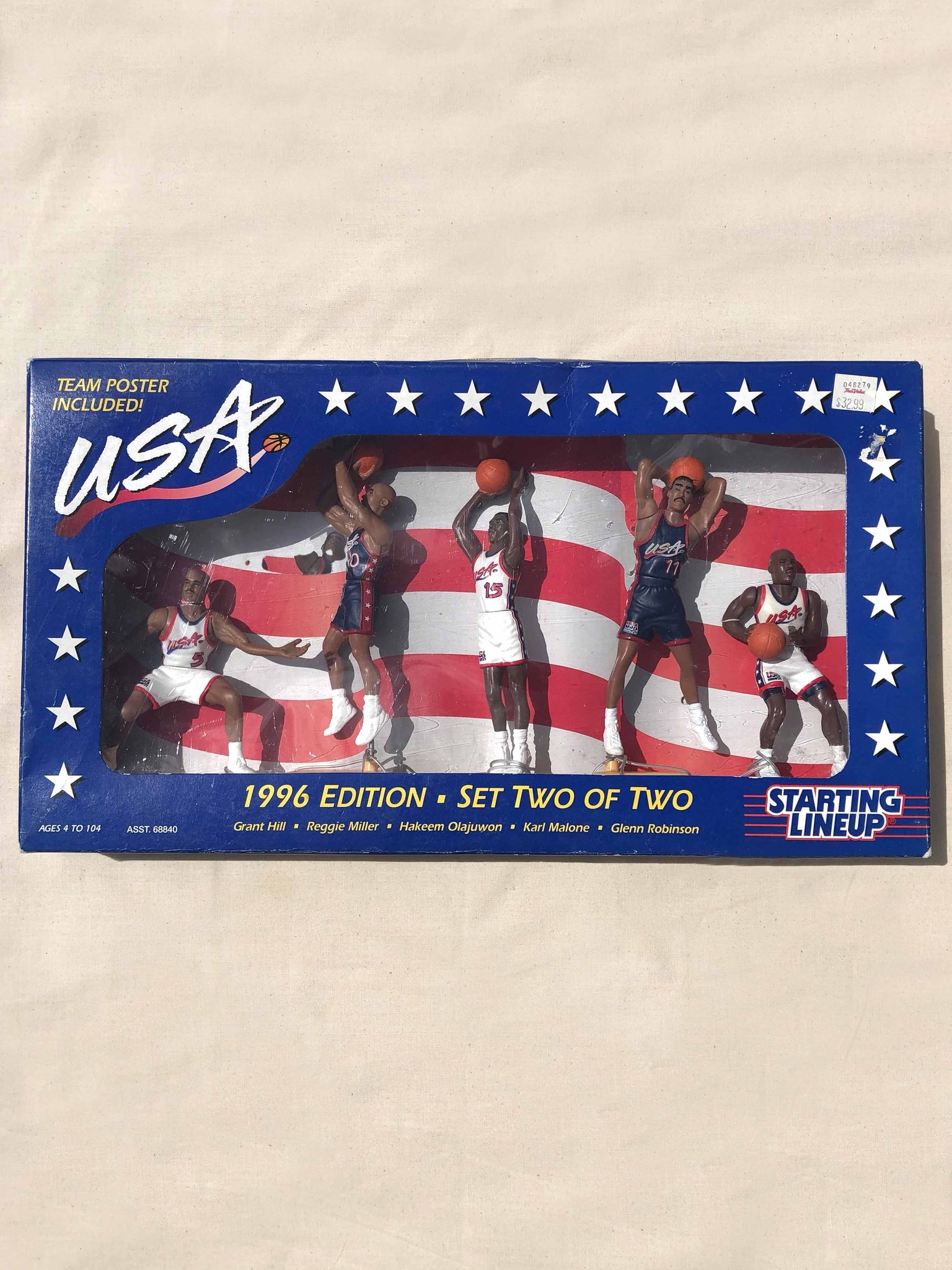 1996 Dream Team USA Basketball NBA Poster