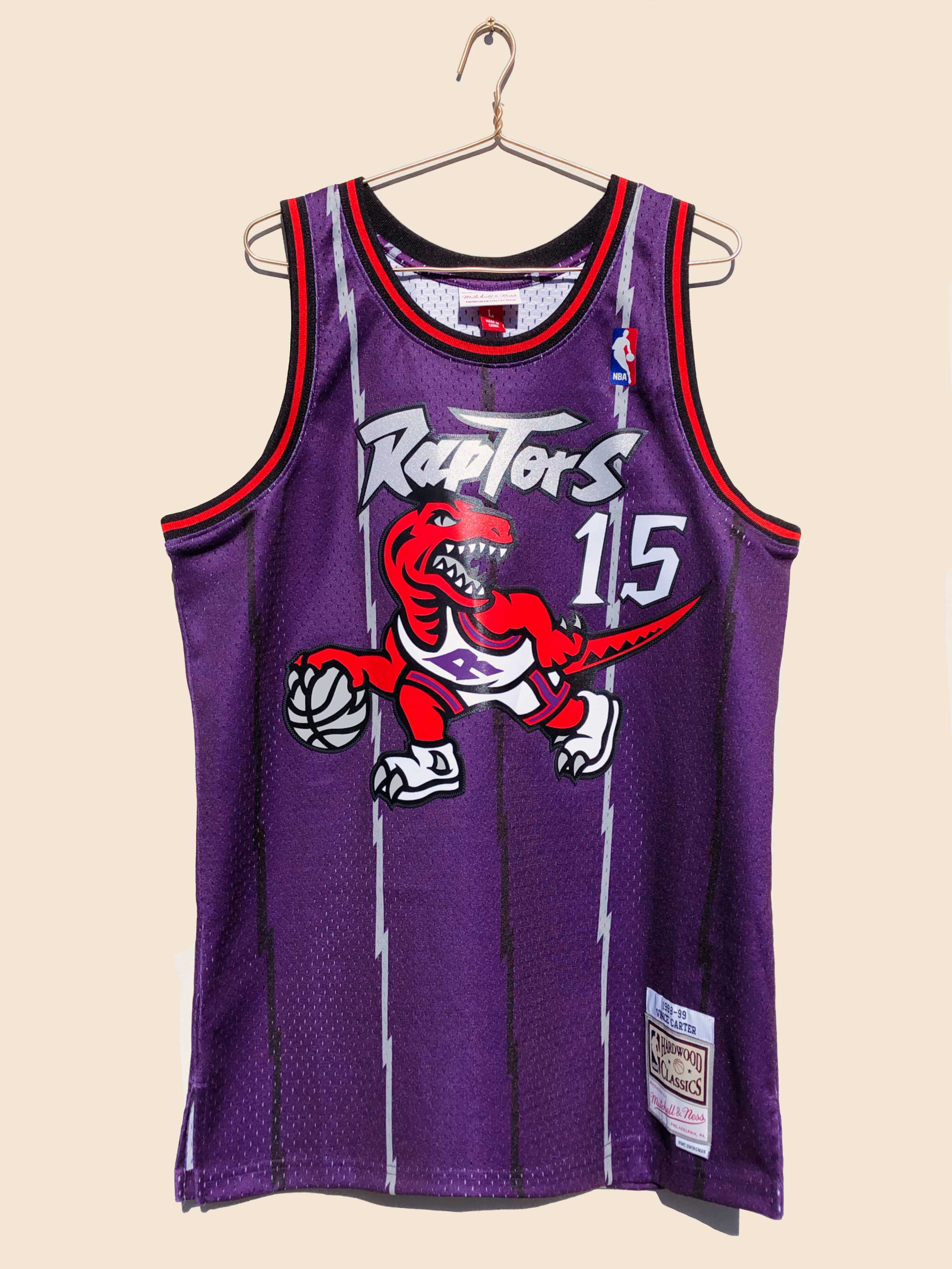 Mitchell & Ness Toronto Raptors #15 Vince Carter purple Swingman Jersey