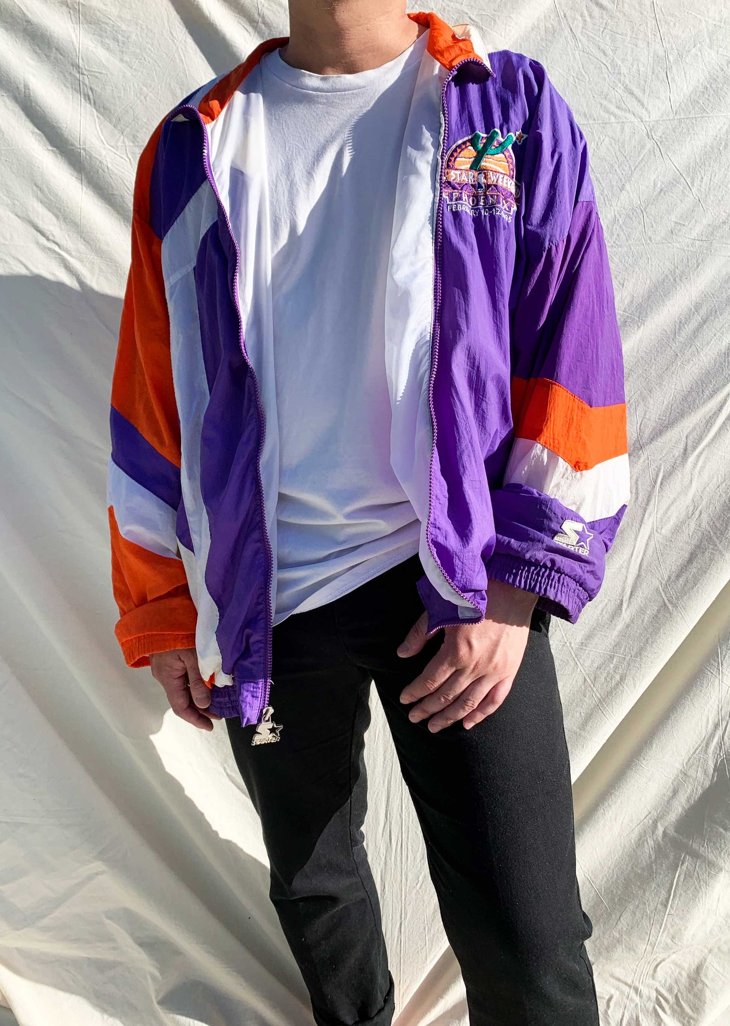 Vintage Starter NBA '95 Phoenix All Star Weekend Jacket Purple/Orange –  Chop Suey Official